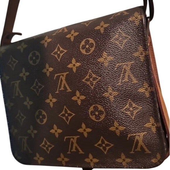 Vintage Louis Vuitton Monogram Canvas Cartouchire Bag Crossbody Shoulder Purse - Picture 5 of 13